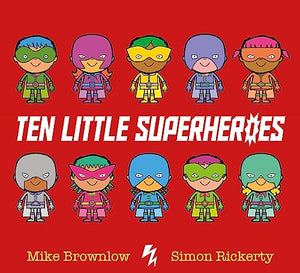 Ten Little Superheroes 