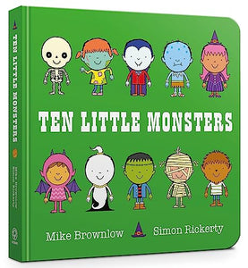 Ten Little Monsters Board Book 