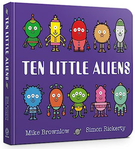 Ten Little Aliens Board Book 