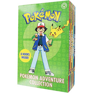 Orchard Books Pokemon Adventure Collection - 8 Book Box Set 