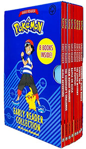 The Official Pokemon Early Reader 8 Books Box Set Collection with Full Colour Illustrations(Alola Adventure,Guardians Challenge& More ) 