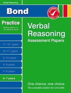 Bond Verbal Reasoning Assessment Papers 6-7 Years 