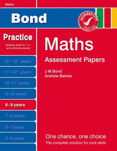 Bond Assessment Papers Maths 8-9 Yrs 