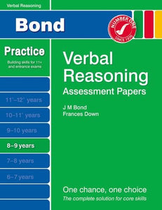 Bond Assessment Papers Verbal Reasoning 8-9 Yrs 