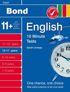 Bond 10 Minute Tests English: 10-11 Years 