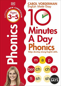 10 Minutes A Day Phonics, Ages 3-5 (Preschool) 