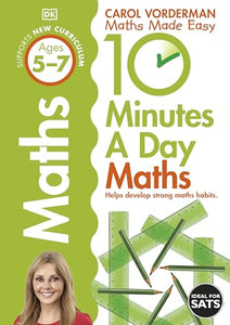 10 Minutes A Day Maths, Ages 5-7 (Key Stage 1) 