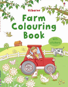 First Colouring Book Farm + Stickers 