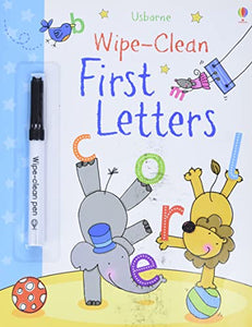 Wipe-clean First Letters 