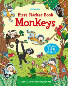 First Sticker Book Monkeys 