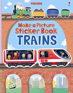 Make a Picture Sticker Book Trains 