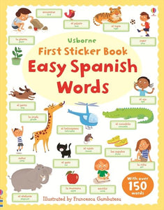 First Sticker Book Easy Spanish Words 