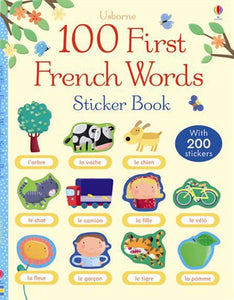 100 First French Words Sticker Book 