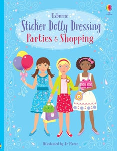 Sticker Dolly Dressing Parties & Shopping 