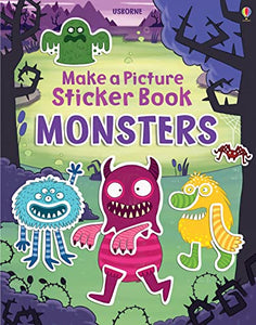 Make a Picture Sticker Book Monsters 