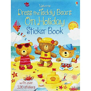 Dress the Teddy Bears On Holiday Sticker Book 