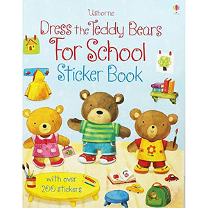 Dress the Teddy Bears for School Sticker Book 