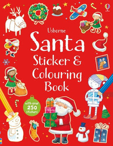 Santa Sticker and Colouring Book 