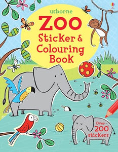 Zoo Sticker and Colouring Book 