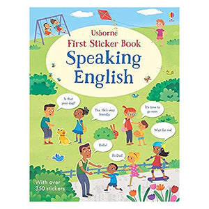 First Sticker Book Speaking English 