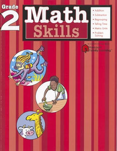 Math Skills: Grade 2 (Flash Kids Harcourt Family Learning) 