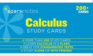 Calculus SparkNotes Study Cards 