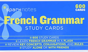 French Grammar SparkNotes Study Cards 