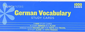 German Vocabulary SparkNotes Study Cards 