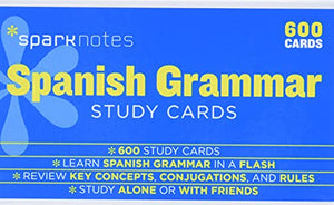 Spanish Grammar SparkNotes Study Cards 