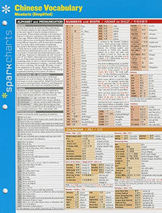 Chinese Vocabulary: Mandarin (Simplified) SparkCharts 