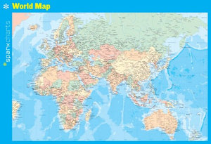 World Map SparkCharts 