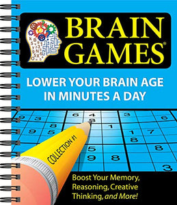 Brain Games #1: Lower Your Brain Age in Minutes a Day (Variety Puzzles) 