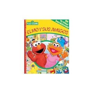 Elmo y Sus Amigos Look & Find Book 