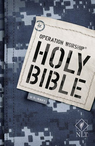 Operation Worship Bible-NLT-Navy 