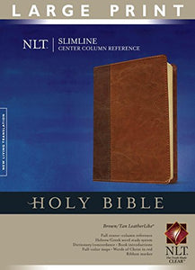 NLT Slimline Center Column Reference Bible, Large Print 