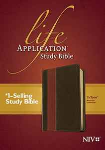 NIV Life Application Study Bible, Tutone Brown/Tan 