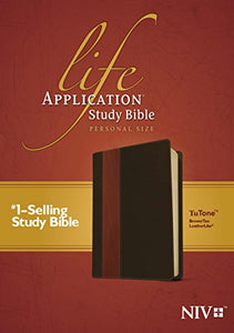 NIV Life Application Study Bible, Personal Size Brown/Tan 