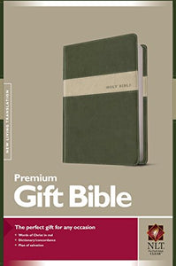 NLT Premium Gift Bible, Evergreen/Stone 