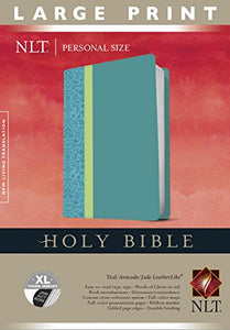 NLT Holy Bible Personal Size Large Print, Teal, Indexed 