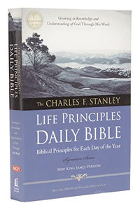 NKJV, Charles F. Stanley Life Principles Daily Bible, Paperback 