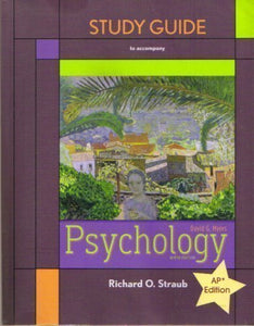 Psychology Ap* Study Guide 