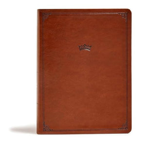 CSB Tony Evans Study Bible, British Tan LeatherTouch, Indexed 