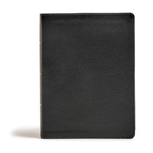 CSB Tony Evans Study Bible, Black Genuine Leather, Indexed 