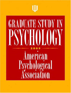 Graduate Study in Psychology 