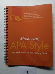 Mastering APA Style 