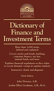 Dictionary of Finance and Investment Terms 