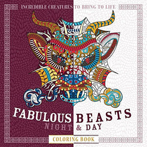 Fabulous Beasts Night & Day Coloring Book 