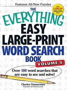 The Everything Easy Large-Print Word Search Book, Volume 5 