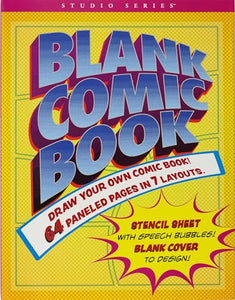 Blank Comic Book (Stencil Included) 