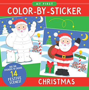 Christmas First Color by Sticker Book 